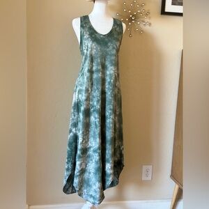 GAP Boho Maxi Tank/Sleeveless Tie Dye dress